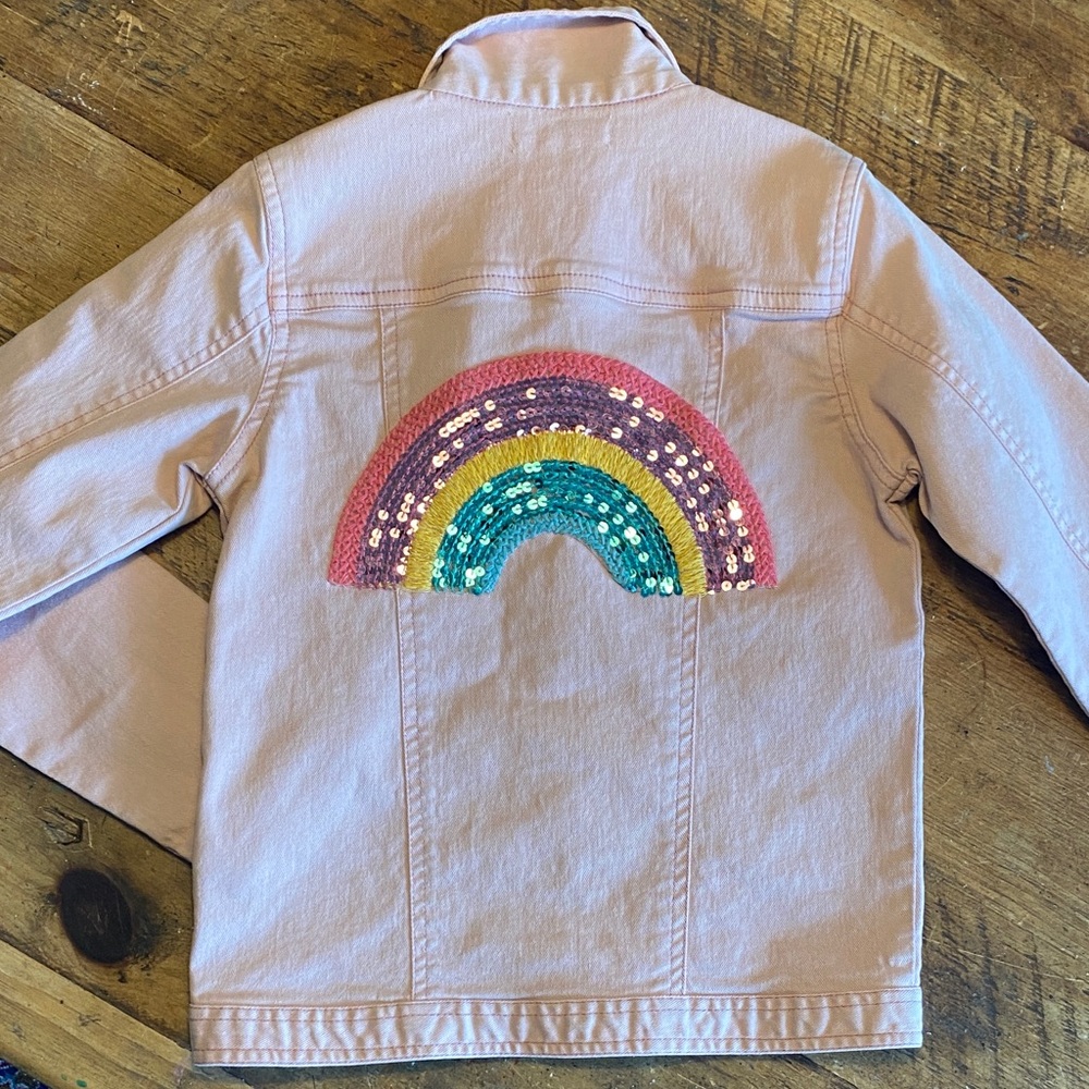 Peek Denim Pink Jacket Size M (8)